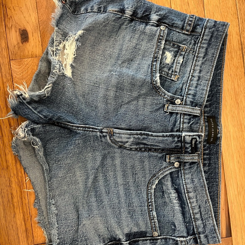 Silver Jeans Classic Blue Denim Shorts